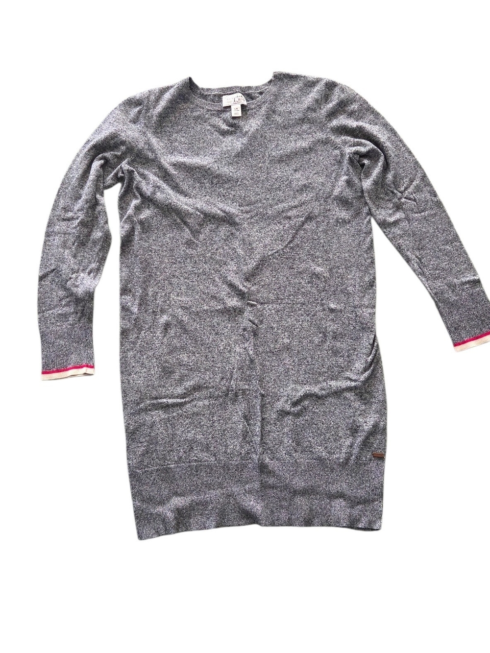 Roots Cabin Gray Midi Sweater Dress Size L